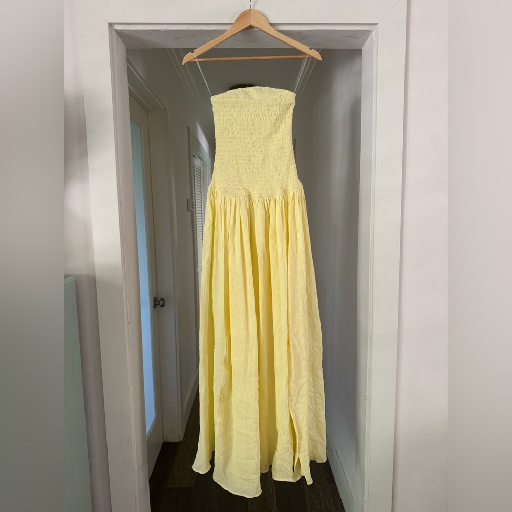 Meshki Maureen Cotton Shirring Maxi Dress (XXS, NWT) - Picture 8 of 9